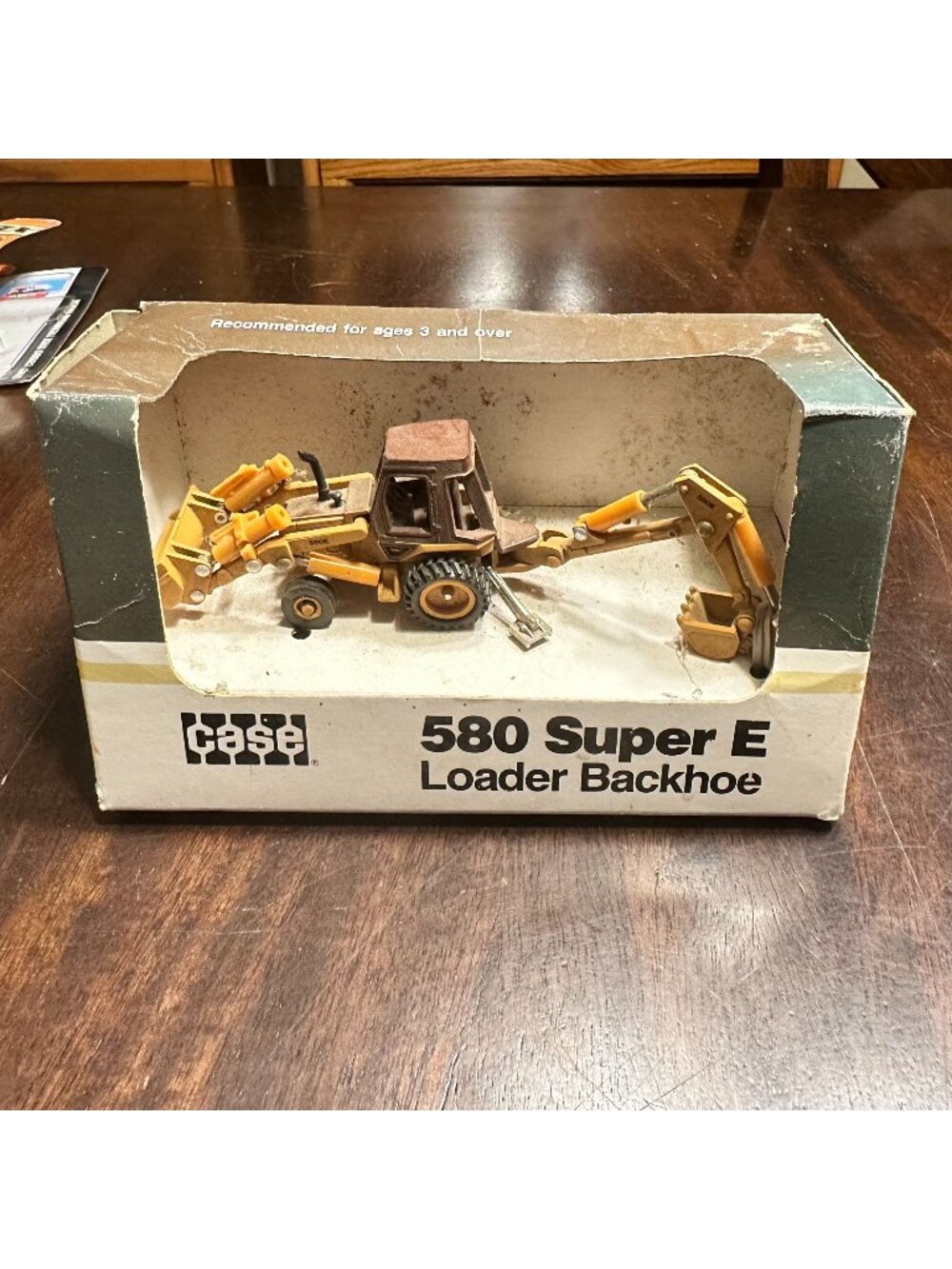 Case 580 Super E Loader Backhoe Die-Cast Model